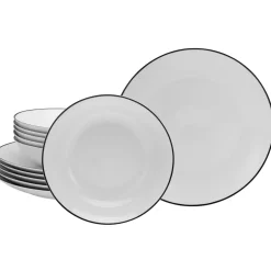 Tafelservice Luna Black Line