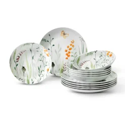 Tafelservice 12-tlg Flowers