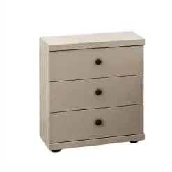 VITO Nachtschrank mit 3 Auszügen Linate