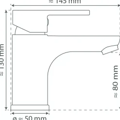 Waschtischarmatur Denver 44106