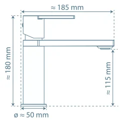 Waschtischarmatur Manhattan 33016