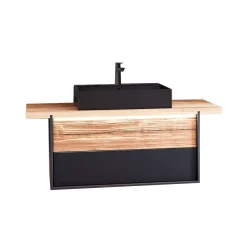 Waschtisch-Kombination Steel