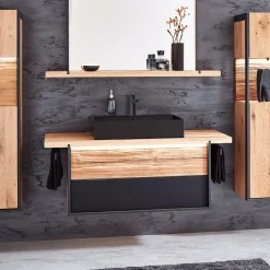 Waschtisch-Kombination Steel