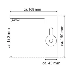 Wasserwerk Waschtischarmatur WT 15 601506