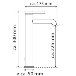Wasserwerk Waschtischarmatur WT 11 XL 601116