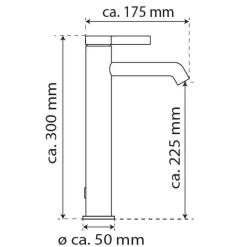 Wasserwerk XL Waschtischarmatur WT 11 XL 601110