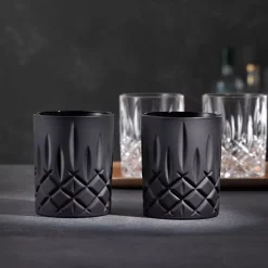 Whiskyglas Whiskybecher black Set/2 Noblesse
