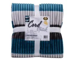 Wohndecke Cord Streifen